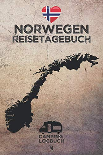 Camping Logbuch | Norwegen Reisetagebuch: A5 | ca. 150 Seiten | Zum Ausfüllen & Selberschreiben | Für Wohnmobil, Wohnwagen & Van