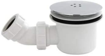 MX 90mm Shower Waste HI-Flo Chrome Domed (WAK)