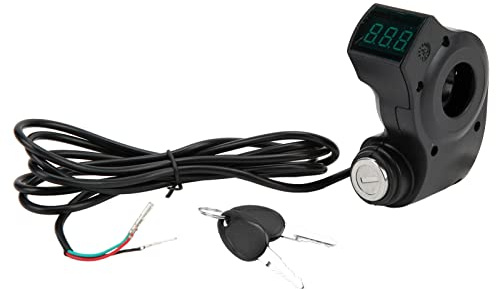 Zündschloss für E-Scooter, 3-Pin Zündschloss mit Schlüssel kompatibel mit M4 Roller und ähnlichen Modellen