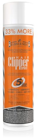 ican Barber Side London Clipper Spray For Hair Clippers, Disinfectant/Lubricates/Anti-rust Formula 454g Improved Formula.