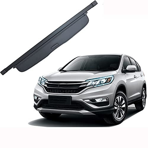WangSiwe Auto Einziehbarer Laderaumabdeckung Kofferraum Hutablage für Honda CRV 2012-2016 Schutz Der PrivatsphäRe Abdeckung Cargo Cover Kofferraumabdeckung Rollo