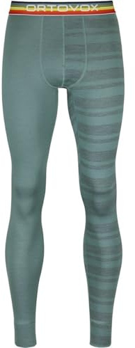 ORTOVOX 84182-88201 185 Rock N Wool Long Pants M Leggings Herren Arctic Grey Größe L