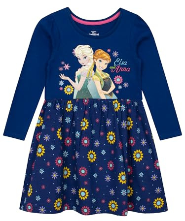 Disney Frozen Kleid Kurzarm Madchen | Prinzessinnen Kleid Mädchen | Kostüm Prinzessin