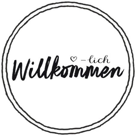 20 Servietten Sprüche Willkommen im Kreis als Tischdeko. Papierservietten mit Motiv. Auch für Decoupage und Serviettentechnik 33x33cm