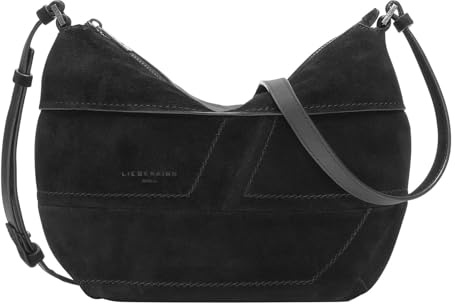 LIEBESKIND BERLIN Schultertasche Umhängetasche Edda Promo Hobo Bag Black schwarz