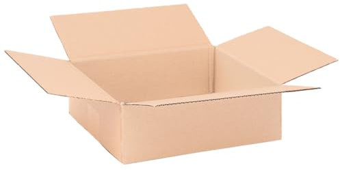 verpacking Faltkartons 280 x 220 x 95 mm Braun (Außenmaß 285 x 225 x 105 mm) KK 29 1-wellig Versandkarton für mittelgroße Waren DHL Päckchen Paket Kartons (25 Stück)