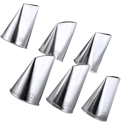 Alipis 18pcs Cake Frosting Nozzles Tips Nozzles for Wedding Cake Decorations Fondant Icing Cupcake Pastry Decorations Easy to Use and Clean