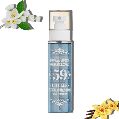 Parfüm Bodyspray Damen, 100ml Fruchtiges Body Mist, Long Lasting Fragrance Spray, Hair and Body Fragrance Mist, Parfum Damen Set, Feuchtigkeitsspendende Befeuchtet die Haut Aerosol (59)