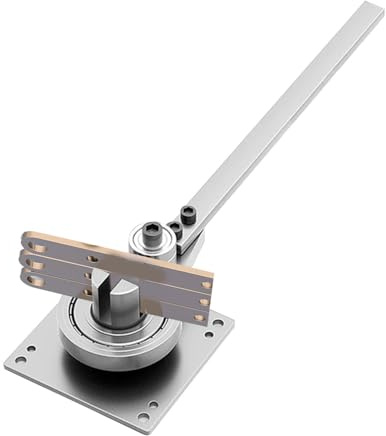 shjxi Manuelle Metallbiegemaschine,Handgehaltenes kraftsparendes schweres Biegegerät aus Stahl | Biegemaschine für Flacheisen,zum Biegen von Draht, Kupfer, Eisen, Aluminium, Blechen für Industrie