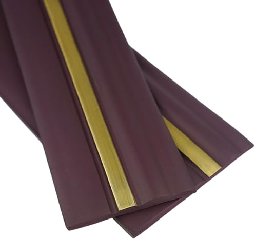 Selbstklebende flexible Sockelleiste – Sockelleiste for Wände, Böden, Fliesen und Türrahmen(12.5cm*1.2cm*5m)
