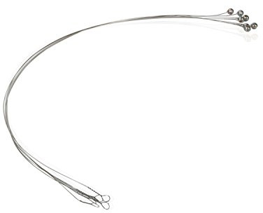Boska Holland Spare Cutting Wires for Cheese Commander Pro Cheese Board, 24, Set of 6 | Reinforced loop and ball ends ensure quick installation, while durable spring steel reduces crumbling and food waste.
