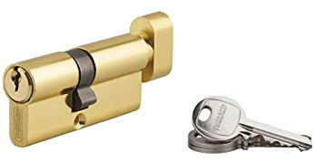 Cilindro europeo con pomolo Ecopro, 40Bx30mm, ottone, 3 chiavi - THIRARD