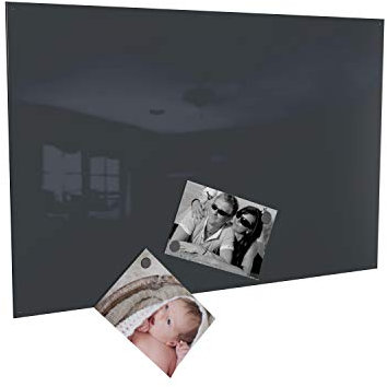 Magnettafel Magnetwand (verschiedene Größen und Farben) inklusive 10 Magnete - Made in Germany (60 x 90 cm, anthrazitgrau/anthrazit)