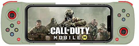 arVin Wireless Mobile Game Controller für iPhone 14/13/12 iPad Samsung Galaxy, Android Game Controller für die Meisten Arcade, MFi Spiele, Cloud Gaming, mit Programmierbarer Rücktaste-COD Mobile
