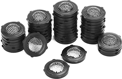 Sanpaint 20 Pieces Stainless Steel Filter Hose Washers Inlet Hose Screen Washer Repair Kit for 5/8 inch Washing Machine and 3/4 inch Garden Hose Connector