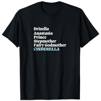 Liste des personnages principaux de danseuse de ballerine T-Shirt