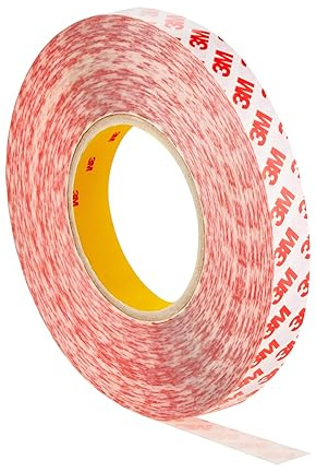 Dpm tapes - 3M GPT Doppelseitiges PET-Klebeband: starke Haftung, hält auf harten Oberflächen, Dicke 0,2 mm, beständig bis 150 °C, UV-Beständigkeit ex 9088 - (19 mm x 50 m)