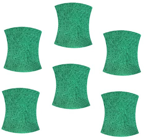 Healeved 6pcs Dish Brush Scrubber Non Scratch Sponges Eco Washing up Sponge Scouring Pads for Kitchen