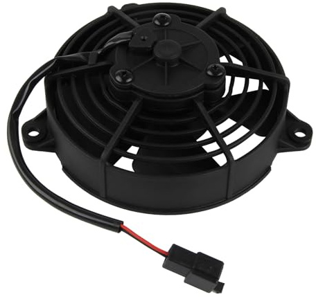 DOCAS 5 Pouces 12V 50W Ventilateur de refroidissement électrique universel compatible pour Pit Dirt Bike Motocross ATV UTV Quad Go Kart Buggy