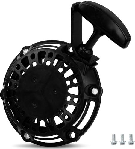 HQPASFY Recoil Starter Assembly Compatible with Champion 2500 watt Inverter Dual Fuel Generator, Recoil Spring Compatible with Ryobi RYi2300 RYi2300BT RYi300BTA Replace# 100075051-0001