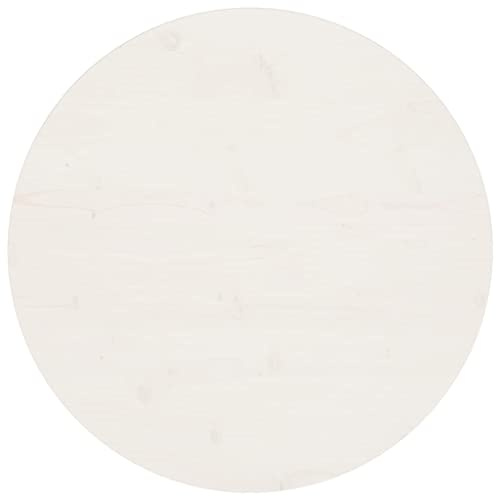 Solid Pine Holztisch, rund, Ø 70 cm, 2,5 cm dick, langlebig, für Essen, Kaffee, Gartentisch, ideal für Zuhause, draußen und rustikale Dekoration