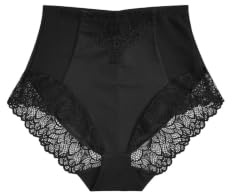 NEXT Damen High Waist Slip Figurformender Bauch-Weg-Slip mit tiefem Bund Schwarz 42