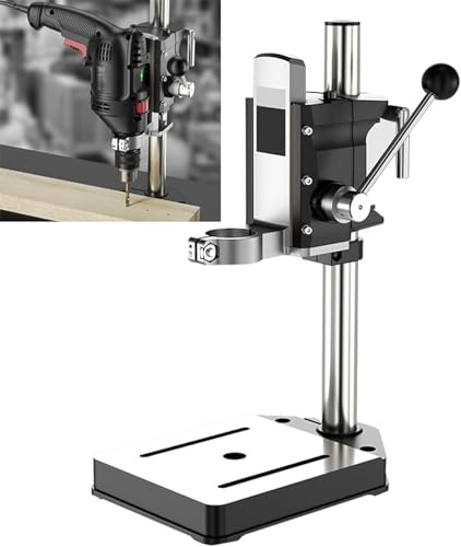 Drill Press Stand For Hand Drill Benchtop Drill Presses Adjustable Bench Clamp Drill Press Floor Stand For Drilling Collet Ideal For Diy And Professional Repairs, Onecolor, A