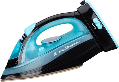 Dampfbügeleisen kabellos 2400W kabelloses Bügeleisen Sohle mit keramischer Antihaftbeschichtung Vertikal bügeln, Tropfstop, Antikalk, selbstreinigend mit Wassertank Steam Iron