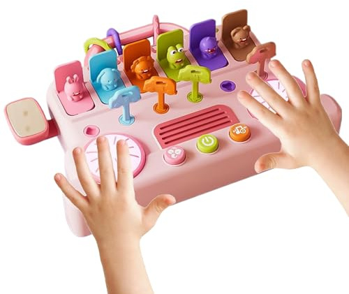 Lernspiel – pädagogisches Klavier und Akku, Musikinstrumente, Klavier, Schlagzeug, LKW, Spielzeug – für Weihnachten, Geburtstag, Reisen, Mädchen, , Kindergarten