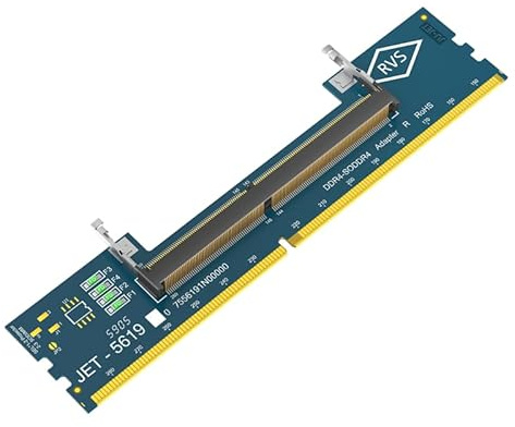 Mustpoint Laptop SO DDR4 RAM to Desktop DDR4 Adapter Card, Memory Tester SO DIMM 4 to ddr4 Converter