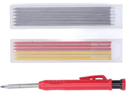 Yctze Premium Woodworking Marking with Alloy Tip Scriber, Multifunctional Scribing Tool Includes Black and Refill Sets, Metal, Wood, Glass, and More