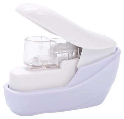 Small Stapler - 1.97 Inches Portable Stapleless Handheld Stapling Tool | ABS Stapler Without Staple, Paper Binding Device for Children, Home, Business, School, Classroom, Hospital, Document Pap