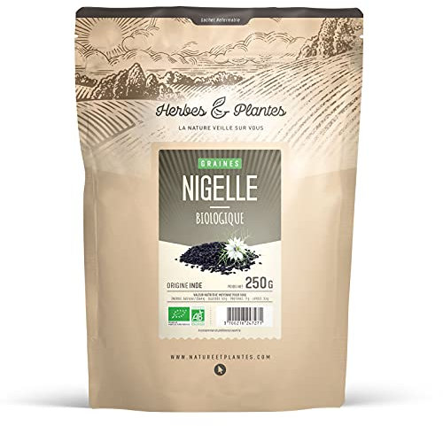 Herbes Et Plantes Graines de Nigelle Bio 250 g