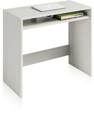 Habitdesign Escritorio, Mesa de Ordenador, Mesa Juvenil, Acabado en Color Blanco Alpes, Medidas: 79 cm (Ancho) x 43 cm (Fondo) x 79 cm (Alto)