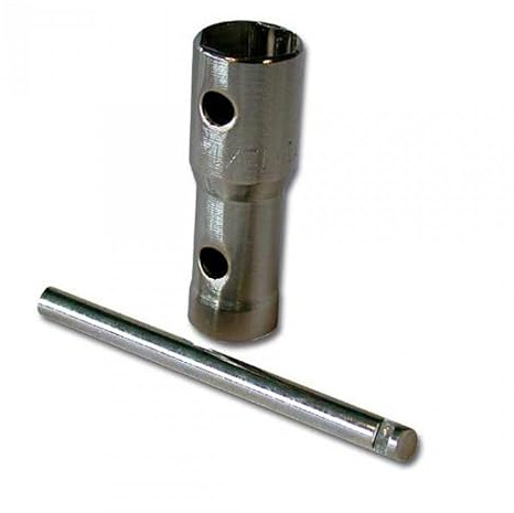 BIHR Kort tändstiftsnyckel verktyg 16 mm 18 mm 21 mm för motorcykel skoter quad ny