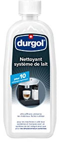 Durgol Nettoyant Pour Lait Élimine Résidus De Dans Machines À Café Toutes Marques/Dans Mousseurs Externes, 500 Ml , (Lot 1)