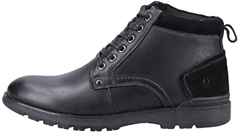 Hush Puppies Mens Dean Chukka Boot, Black, 10 UK