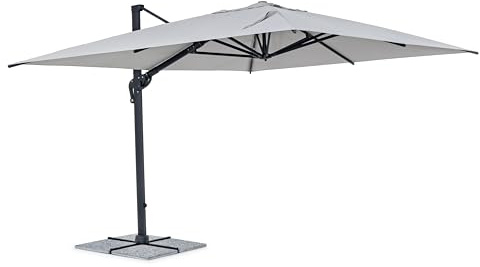 Bizzotto Ombrellone Braccio Ines 3x4 Ant-Grigio Chiaro T cod.0795606