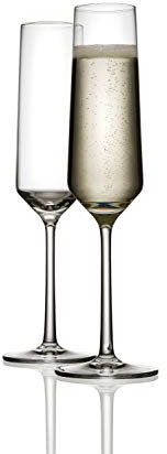 Schott Zwiesel Pure Glassware – Champagnergläser – Processo Gläser – 215 ml, 2 Stück