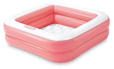 Intex Babypool Play Box Piscine 86 x 86 x 25 cm (rose)