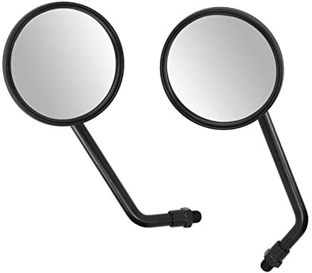 Keenso Motorrad RüCkspiegel, Universal RüCkspiegel 3,4 Zoll M10 Lenker RüCkspiegel FüR Motorrad Motorrad-Spiegel