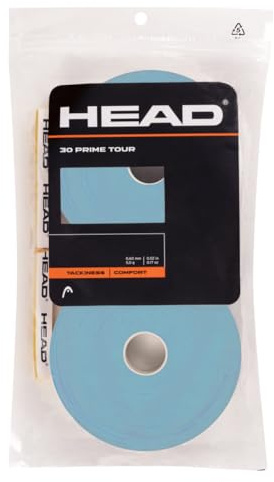Head Unisex-Adult Prime Tour 30 Pcs Pack Tennis Griffband, Weiss, Einheitsgröße EU
