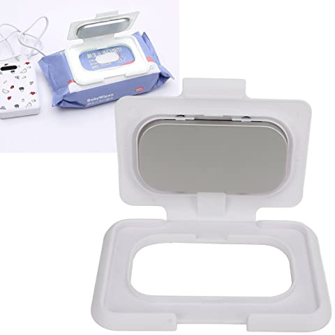 Baby Wipe Warmer, Portable Constant Temperature Wet Wipes Dispenser, Keep Wipes Moist Warm for Babies, Newborn Essentials (White)