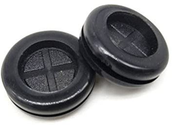 NOYOTA Passacavo in Gomma, Passacavi da scrivania, Passacavi in ​​Gomma a Doppia Faccia Guarnizione in Gomma 4 Pezzi 90X100mm (Color : 4pcs, Size : 25X30mm)