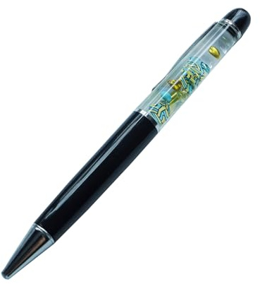 Sikyby Lustige Volleyball-Stifte, schwebender Stift für Sie und Ihn, einzigartiges Geschenk, für Jungen, Mädchen, Freunde, 1 Stück, Volleyball Black, 1 stück (1er Pack)