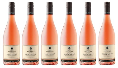 6x 0,75l - 2024er - Famille Bougrier - Rosé d'Anjou A.O.P. - demi-sec - Loire - Frankreich - Rosé-Wein halbtrocken