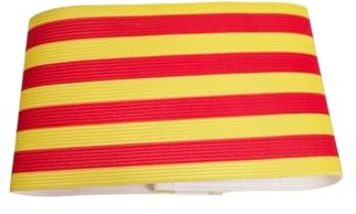Armringar fotboll kapten flagga fotboll kapten armband elastiska fotboll kapten armband justerbara (1, Katalonien, 8 x 30 cm)