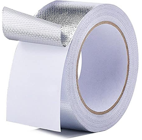 Auspuffband，Hitzeschutzband Auspuff 1 Rolle 20m Auto Motorradrohr Fiberglas Hitzeschild Selbstklebende reflektierende Folienband Wärmedämmungsband Auspuff