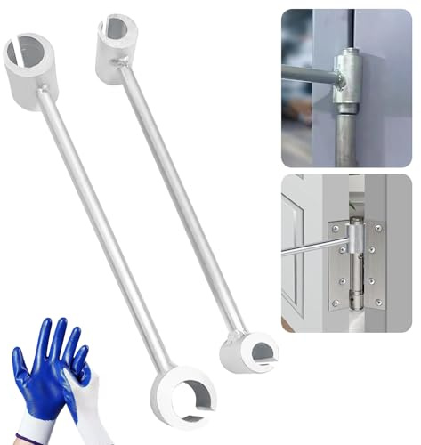 Lot de 2 clés à molette de réglage de charnière de porte, outil de réparation de charnière de porte de 8 à 25 mm, outils à main réglables (2 Pièces(14/18/23/25MM))