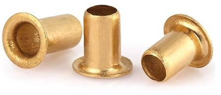 1000 Stück M1,3 Kupfer-Hohlniete, Rohrnieten, Leiterplatte, doppelseitige PCB-Nägel, Kupfer-Hühneraugen(M1.3 x 3)